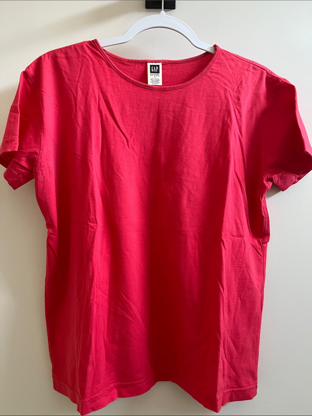 GAP Short Sleeve Tee Crew Neck T-shirt Cotton Size Small